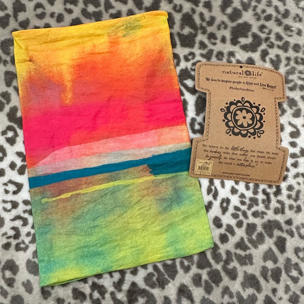 Natural Life Boho Bandeau in Rainbow Sorbet - Picture 5 of 13